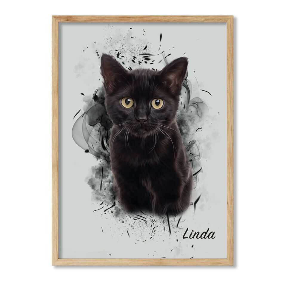 Retrato personalizado de mascotas diseño SIL