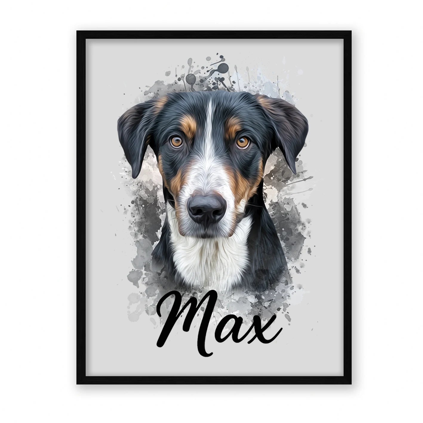 Retrato de mascota en acuarela Moderna