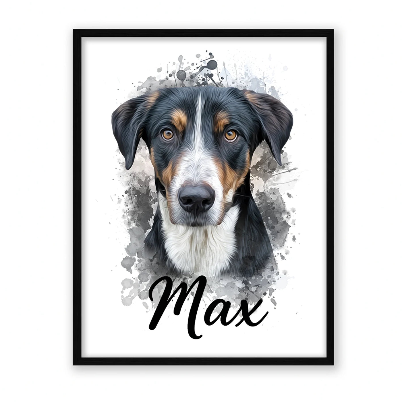 Retrato de mascota en acuarela Moderna