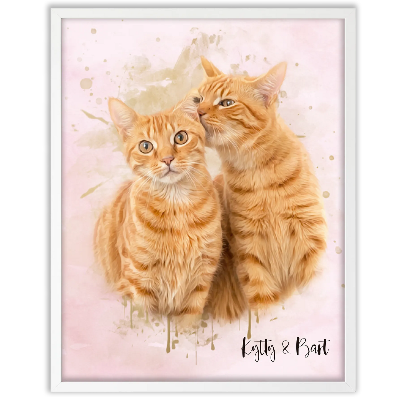 Retrato personalizado gato