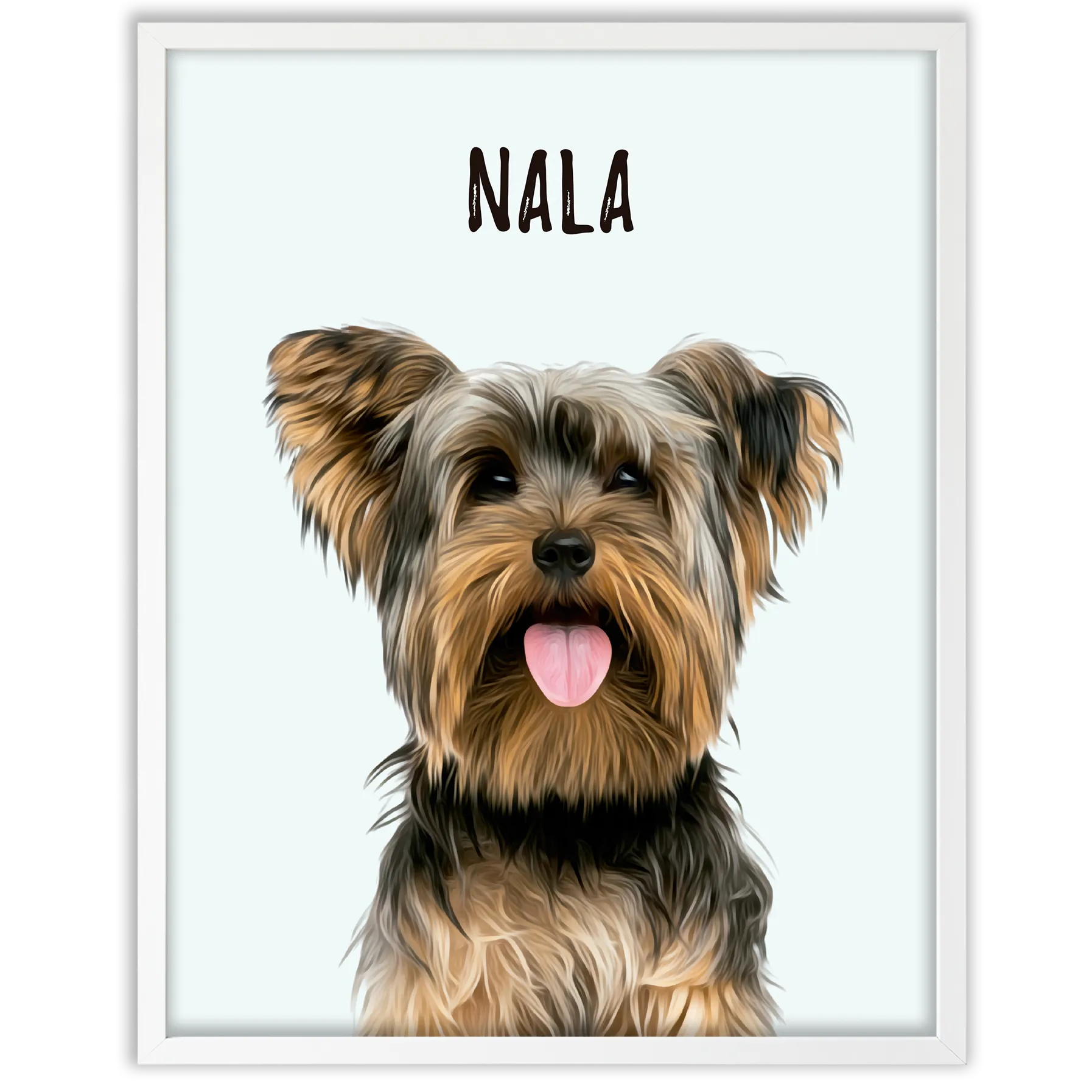 Retratos de mascotas personalizados