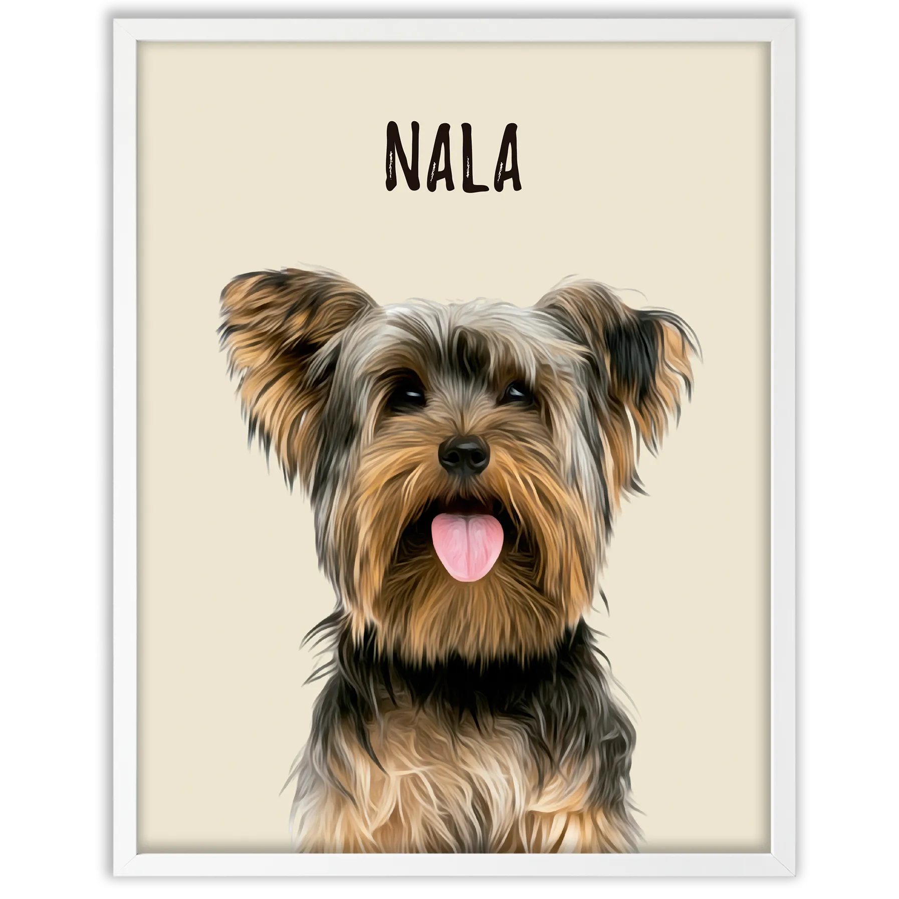 Retratos de mascotas personalizados