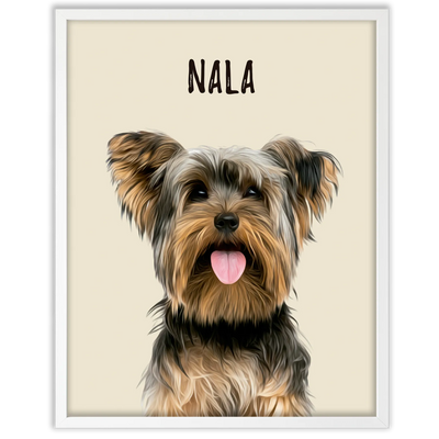 Retratos de mascotas personalizados