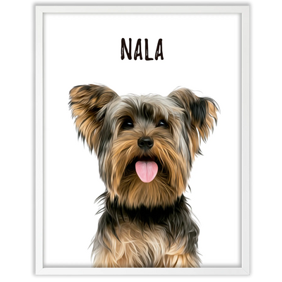 Retratos de mascotas personalizados