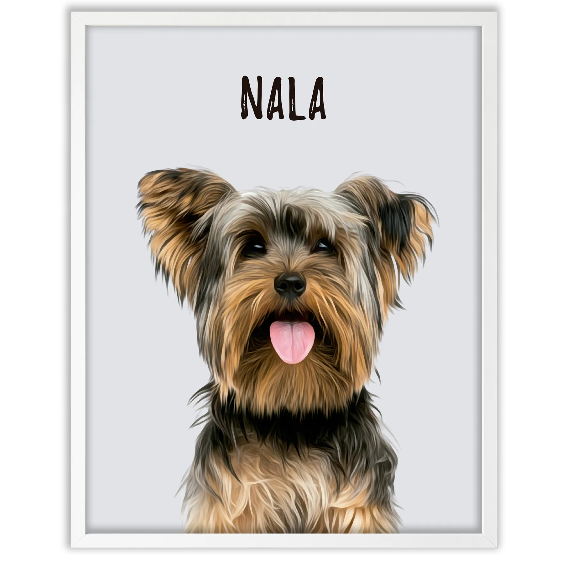Retratos de mascotas personalizados