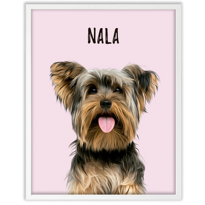 Retratos de mascotas personalizados