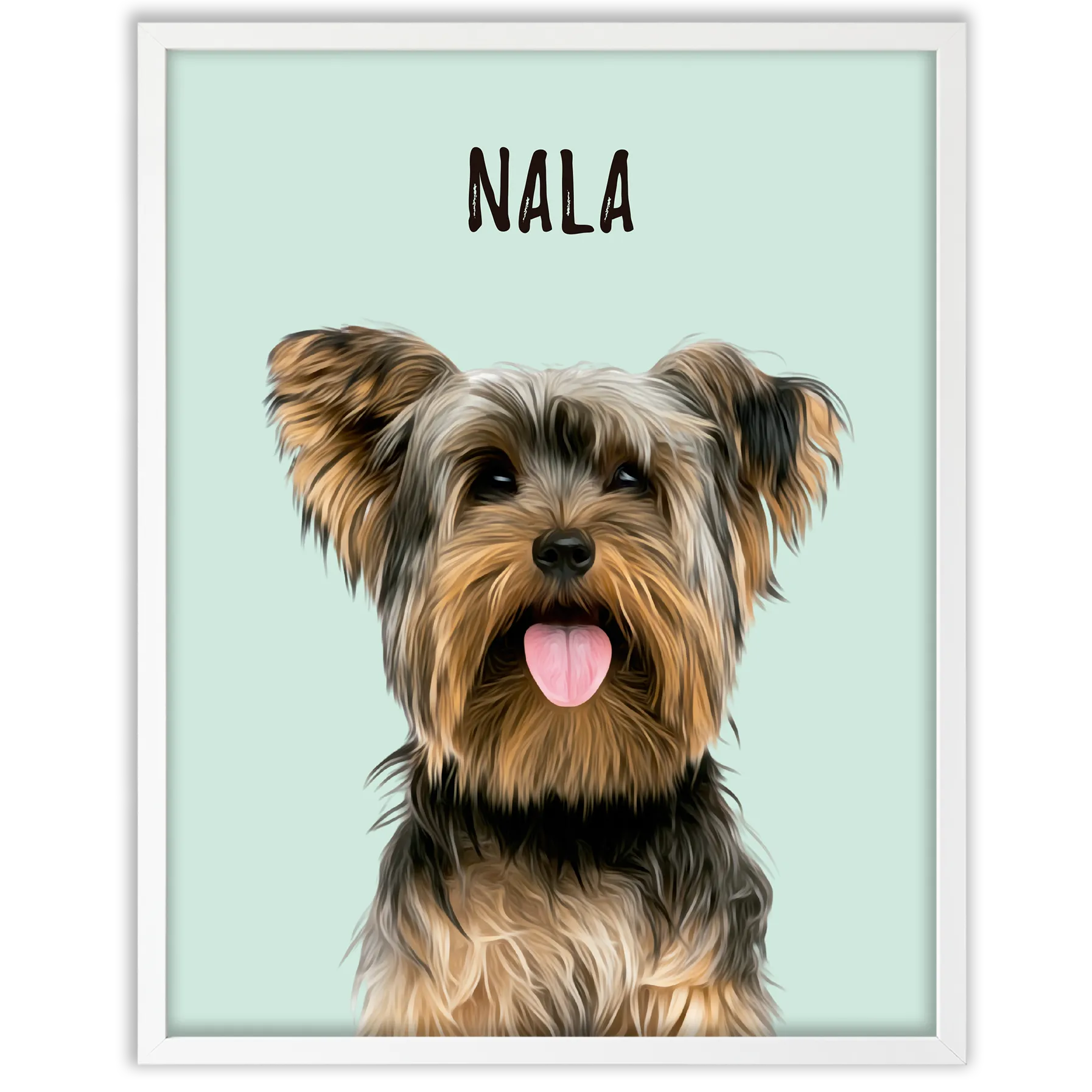 Retratos de mascotas personalizados