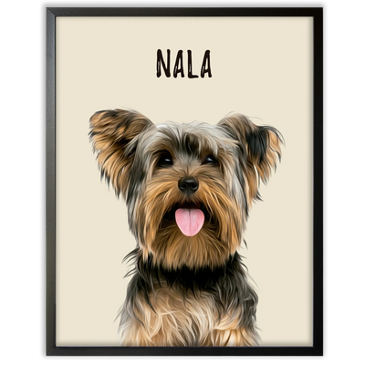 Retratos de mascotas personalizados