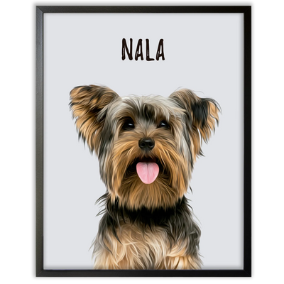 Retratos de mascotas personalizados