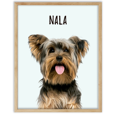 Retratos de mascotas personalizados