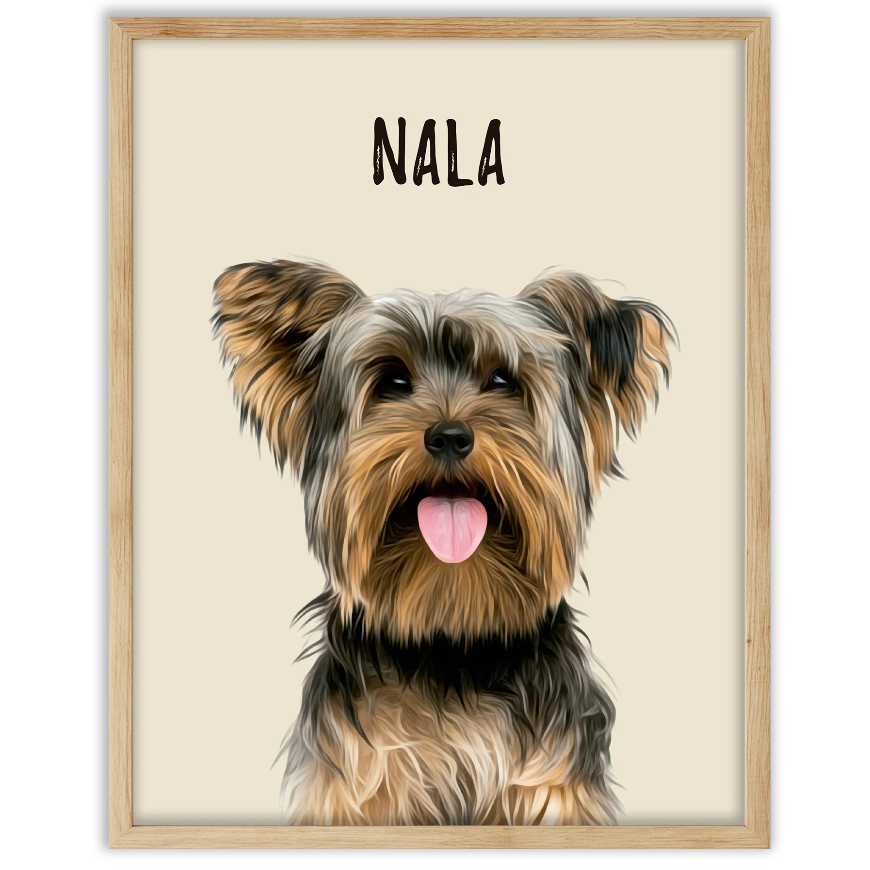 Retratos de mascotas personalizados