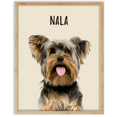 Retratos de mascotas personalizados