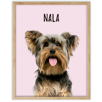 Retratos de mascotas personalizados