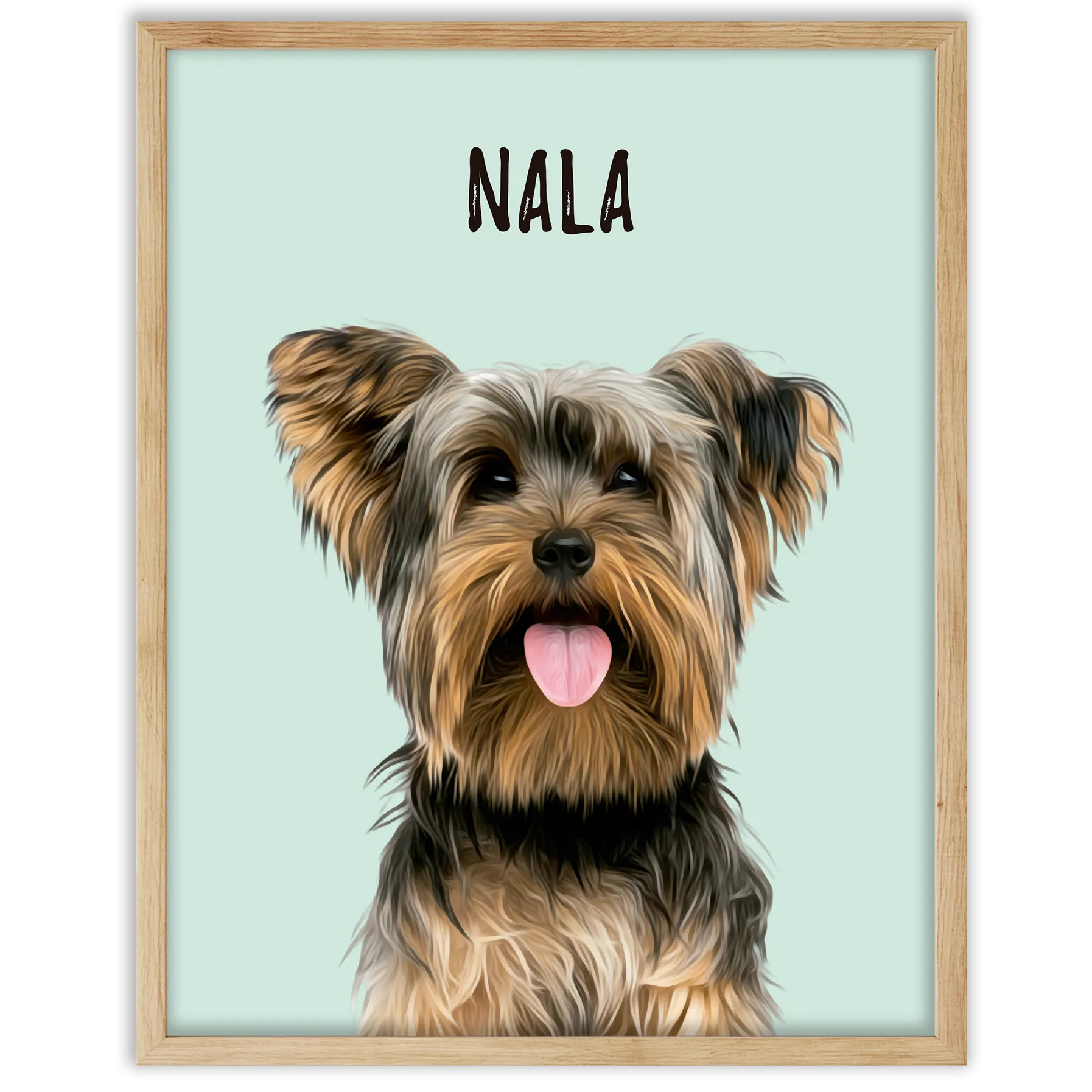 Retratos de mascotas personalizados