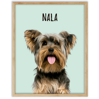 Retratos de mascotas personalizados