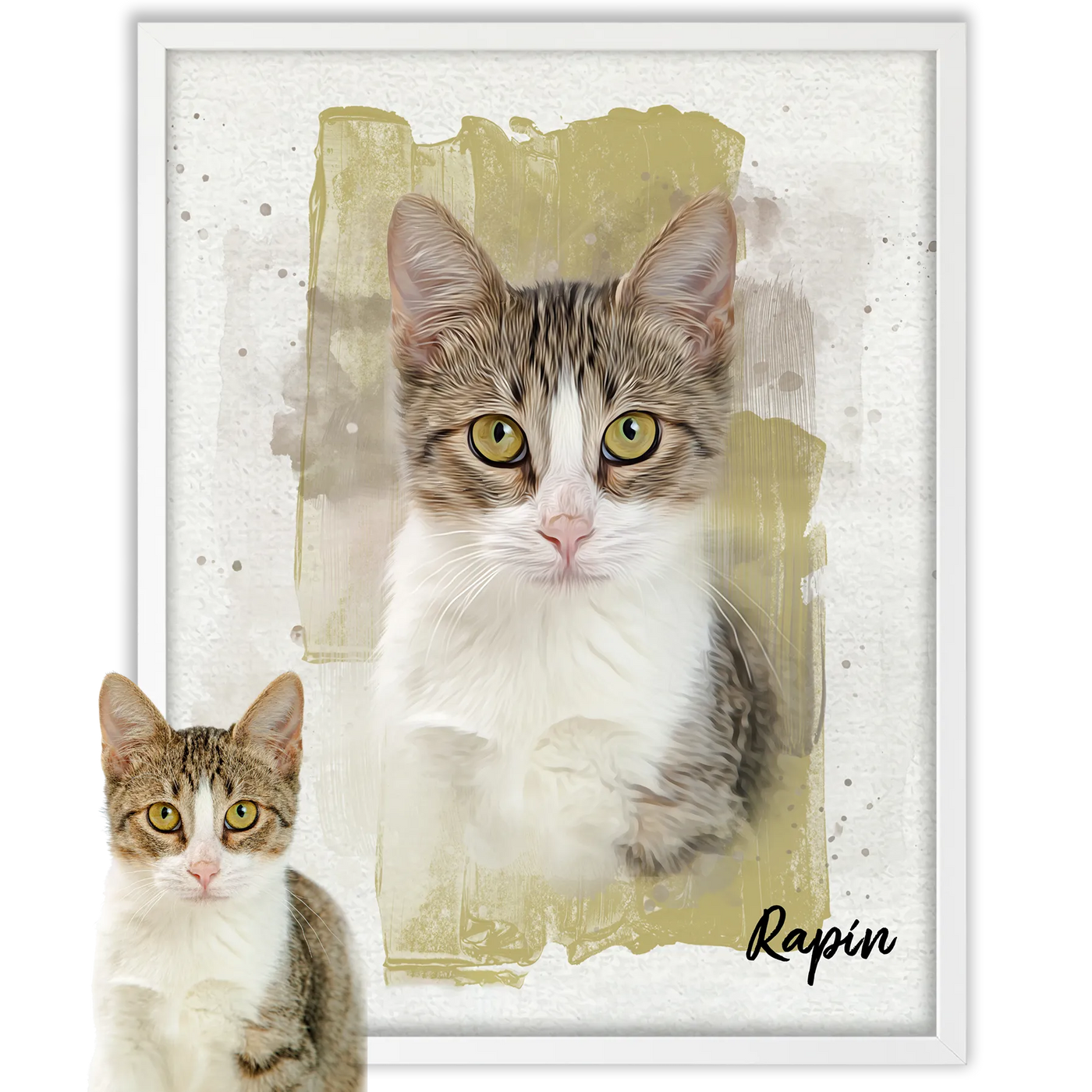 Retrato de mascota Paintbrush