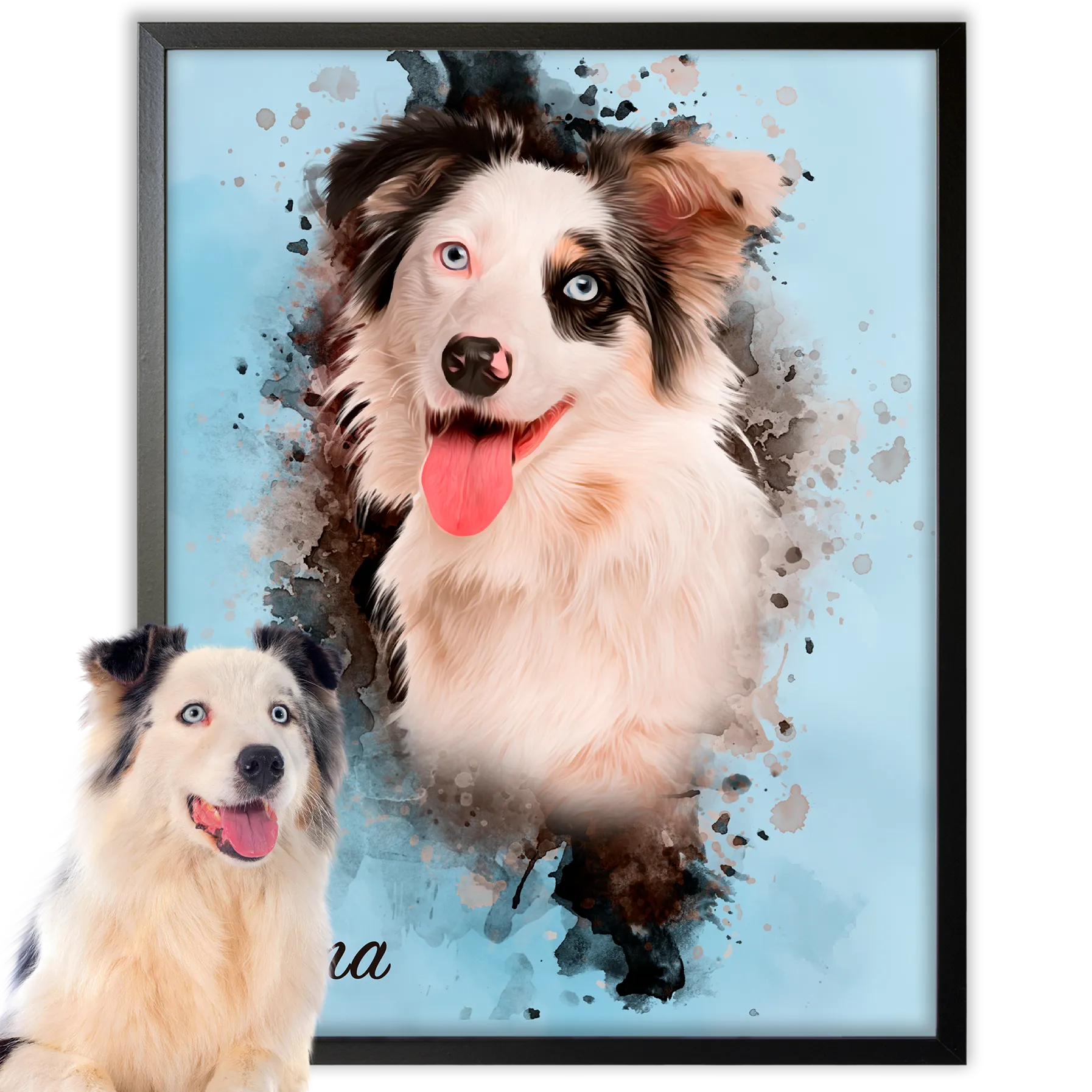 Retrato mascota personalizado