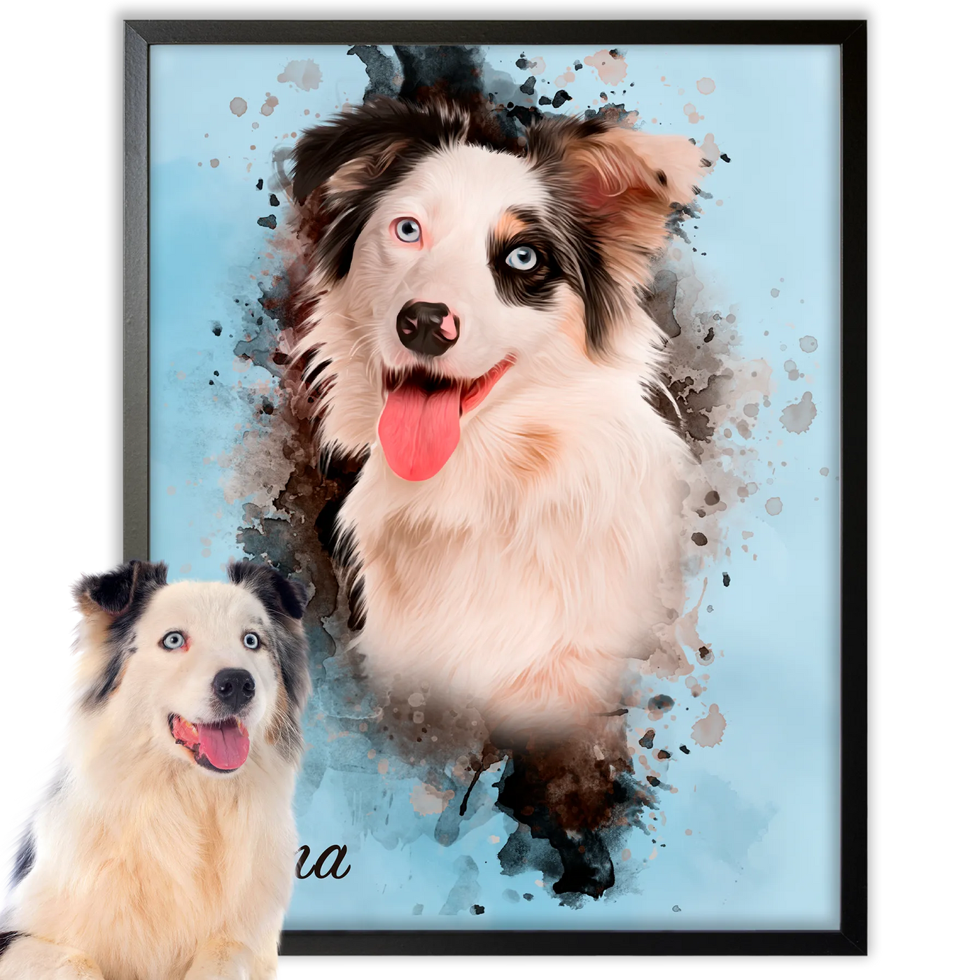 Retrato mascota personalizado