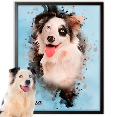 Retrato mascota personalizado