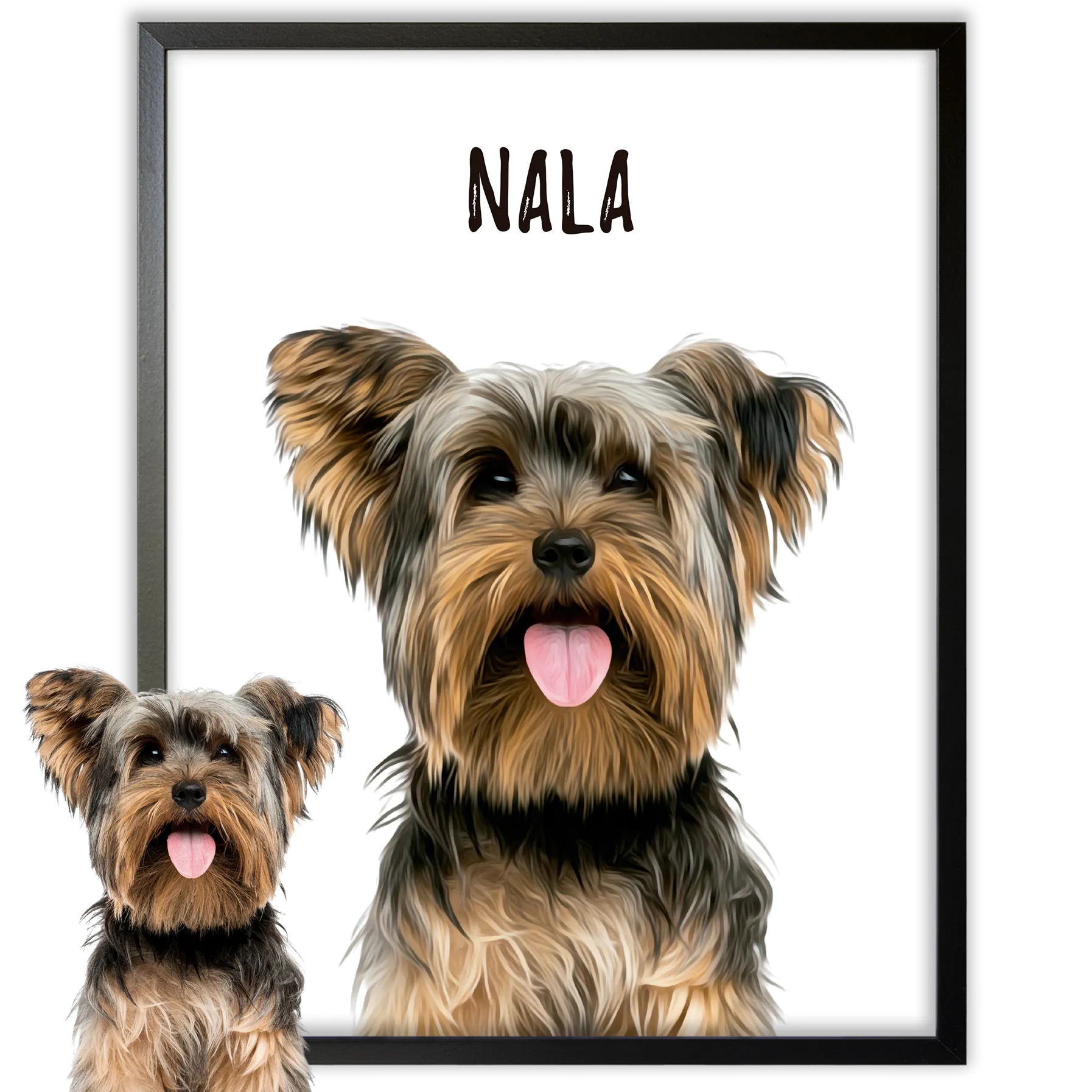 Retratos de mascotas personalizados
