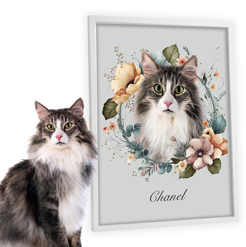 Retrato de mascotas diseño CROWN