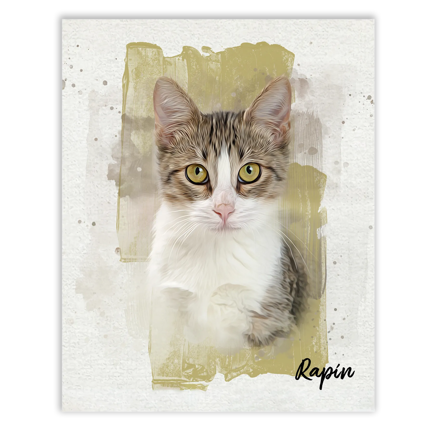 Retrato de mascota Paintbrush