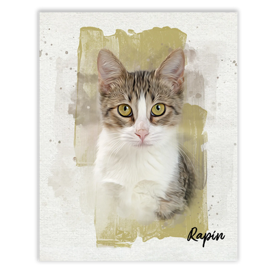 Retrato de mascota Paintbrush