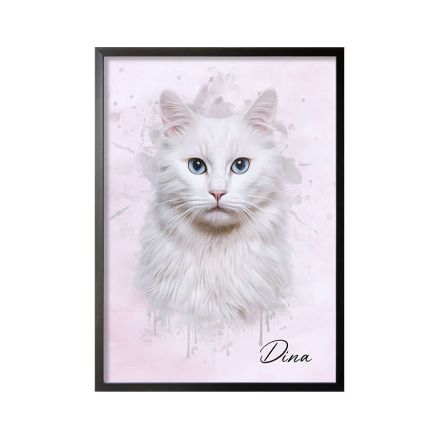 Retrato de mascotas en acuarela