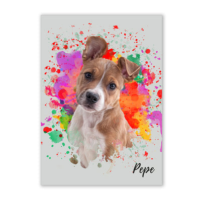 Retrato de mascotas diseño STAIN