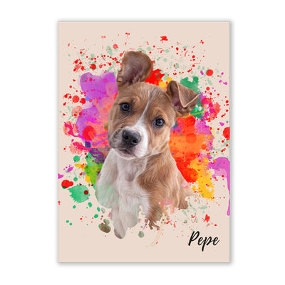 Retrato de mascotas diseño STAIN