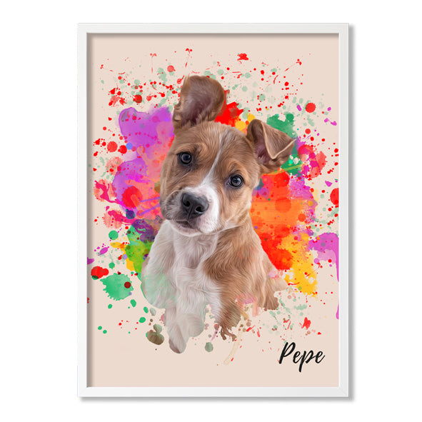 Retrato de mascotas diseño STAIN