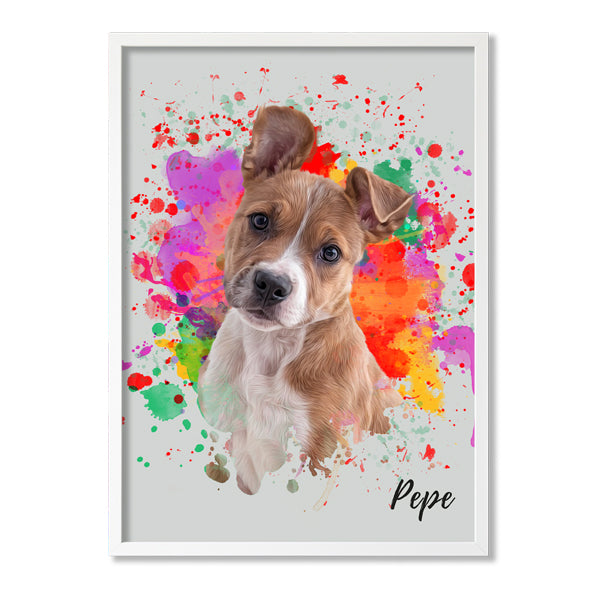 Retrato de mascotas diseño STAIN