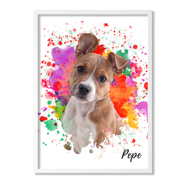 Retrato de mascotas diseño STAIN