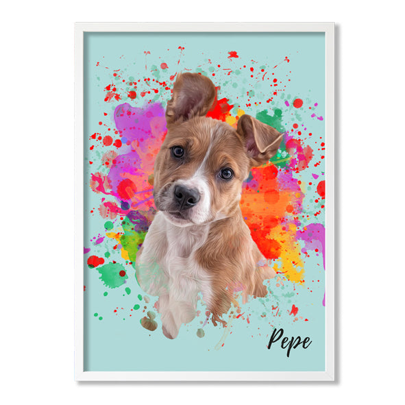 Retrato de mascotas diseño STAIN