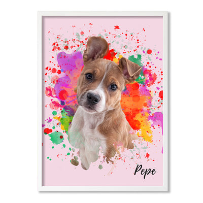 Retrato de mascotas diseño STAIN