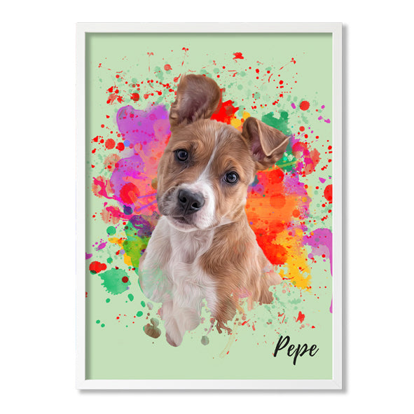 Retrato de mascotas diseño STAIN