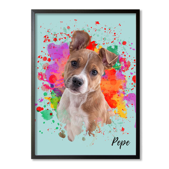 Retrato de mascotas diseño STAIN