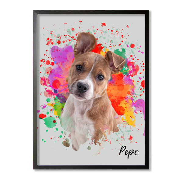 Retrato de mascotas diseño STAIN