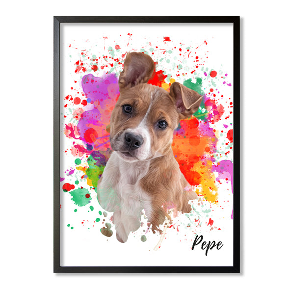 Retrato de mascotas diseño STAIN