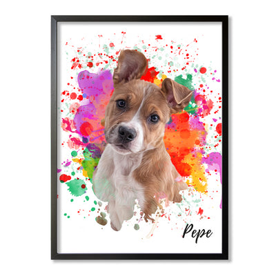 Retrato de mascotas diseño STAIN