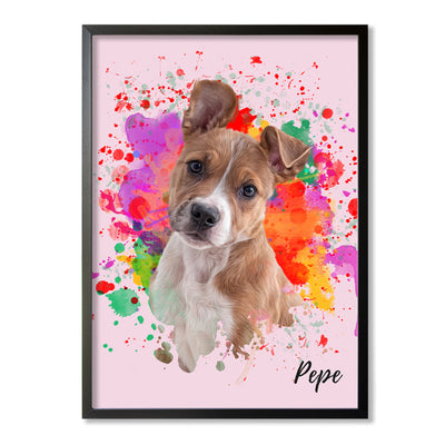 Retrato de mascotas diseño STAIN