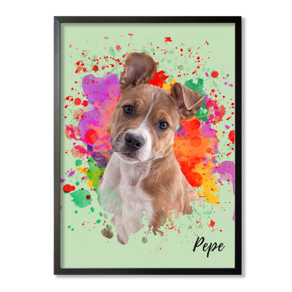 Retrato de mascotas diseño STAIN