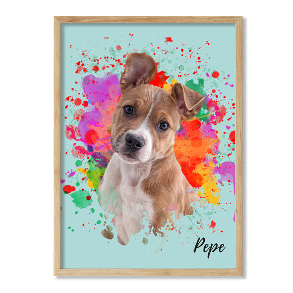Retrato de mascotas diseño STAIN