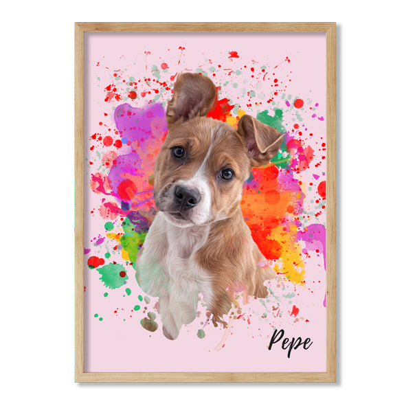 Retrato de mascotas diseño STAIN