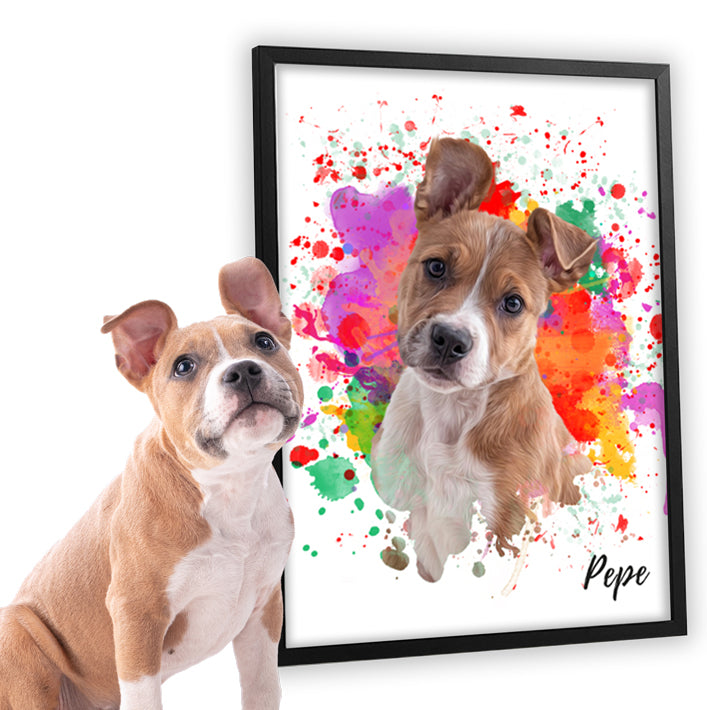 Retrato de mascotas diseño STAIN