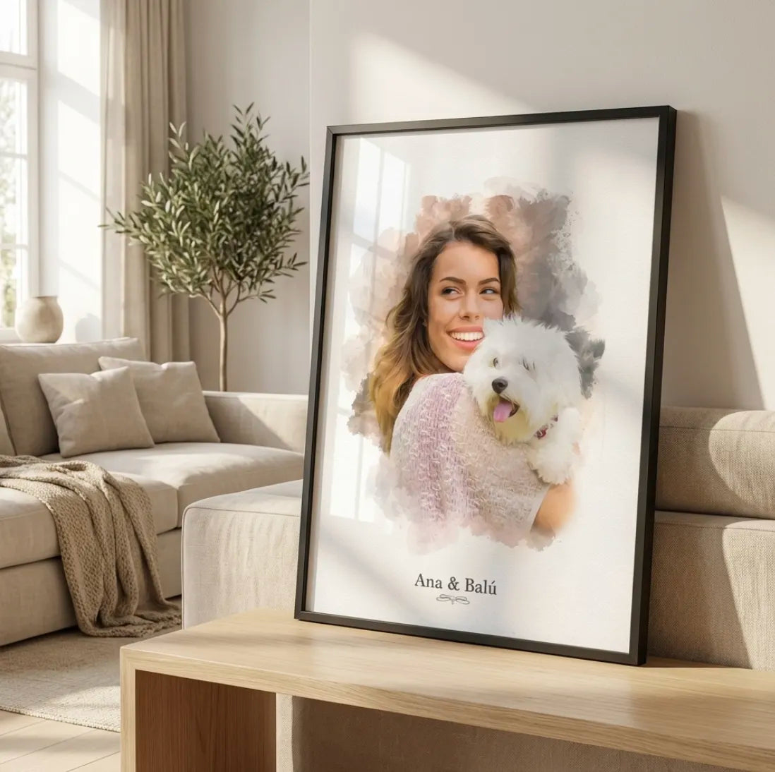 Retrato personalizado con persona