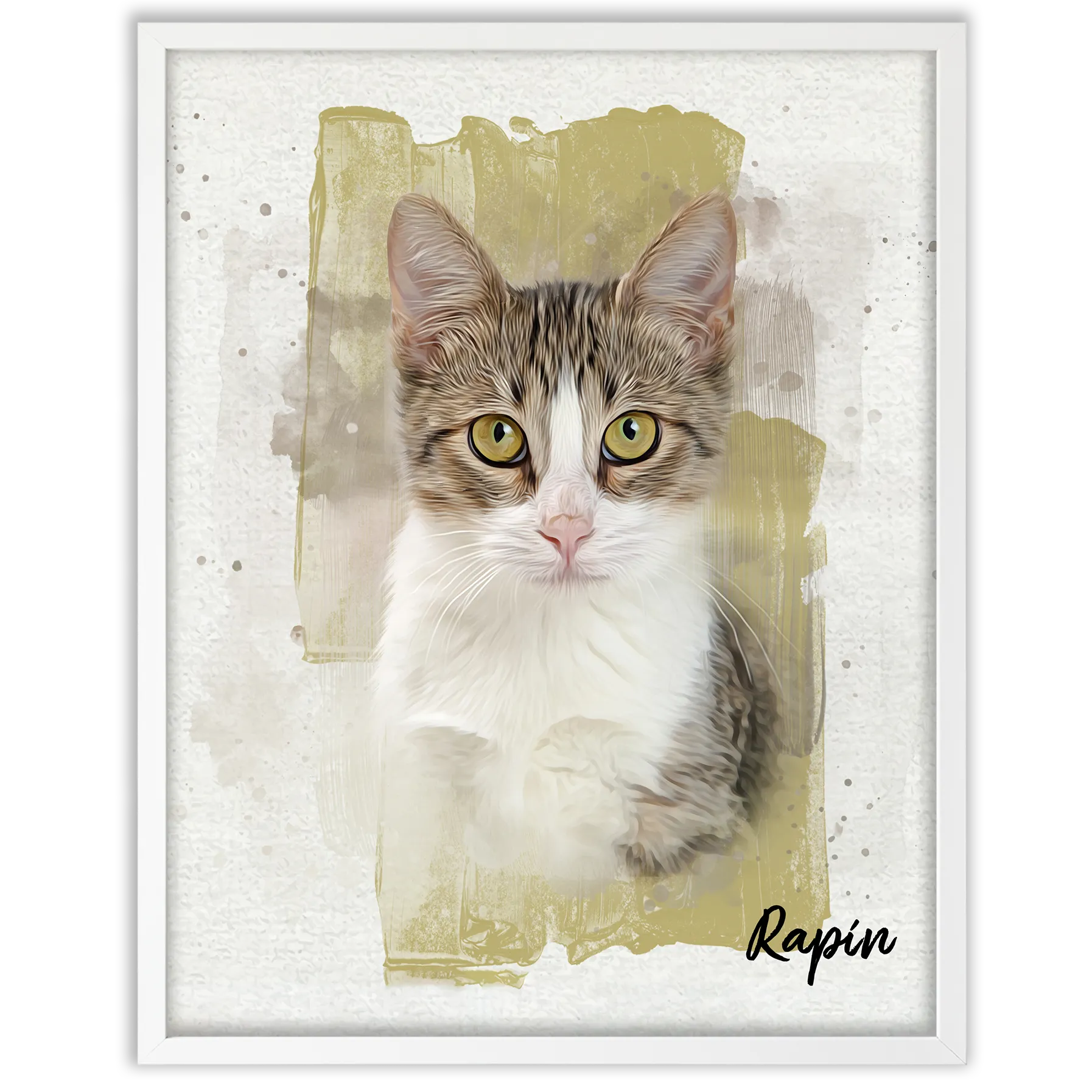 Retrato de mascota Paintbrush