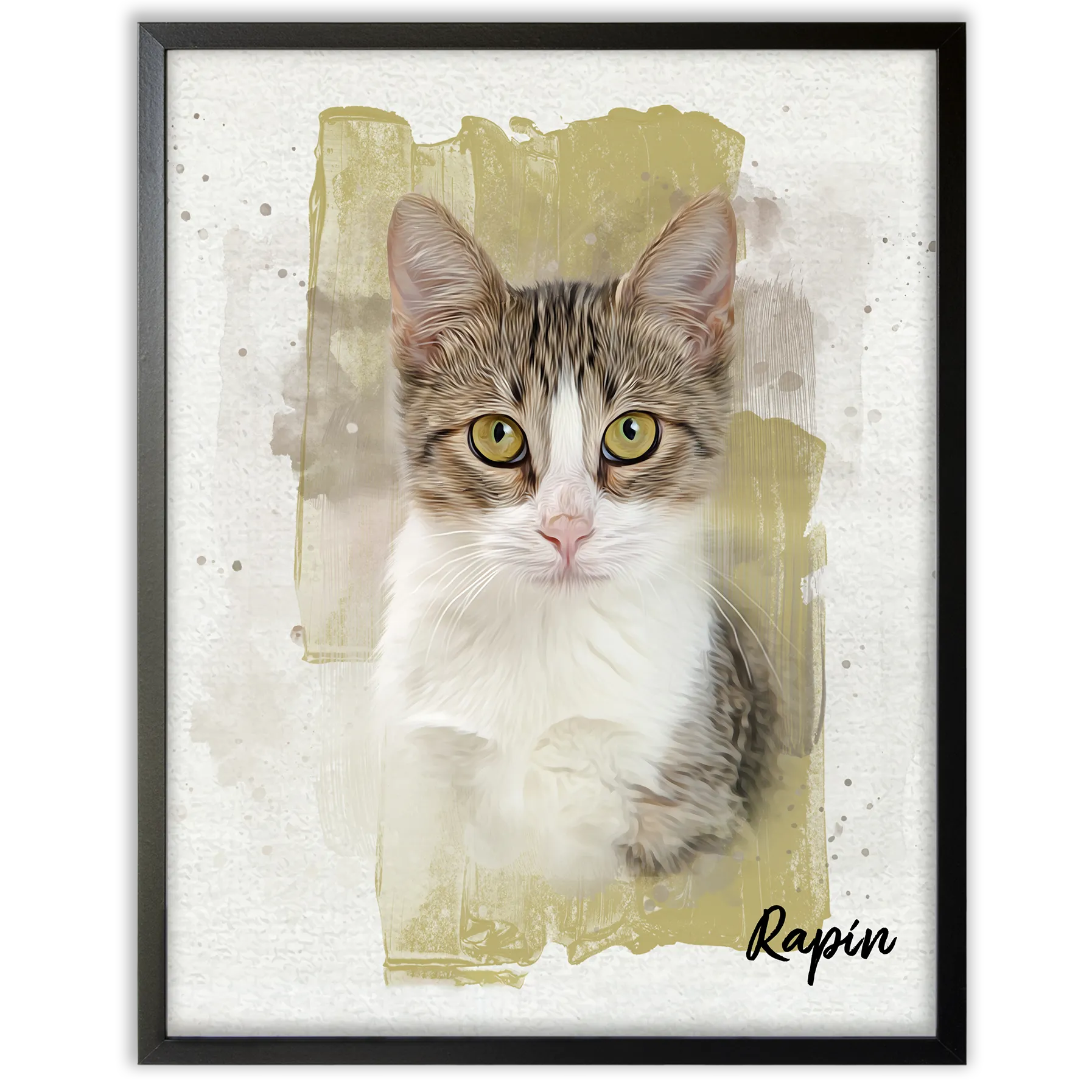 Retrato de mascota Paintbrush