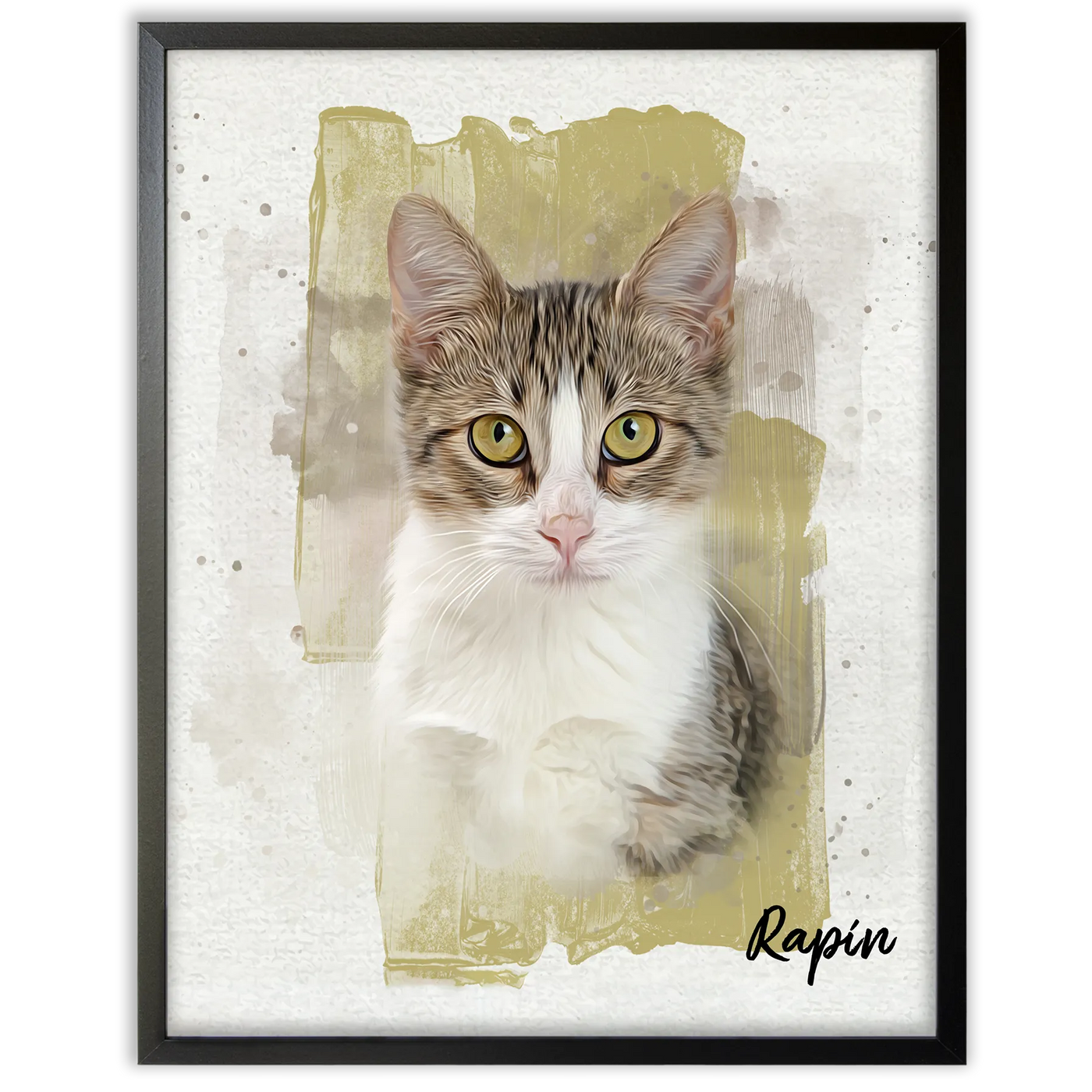 Retrato de mascota Paintbrush