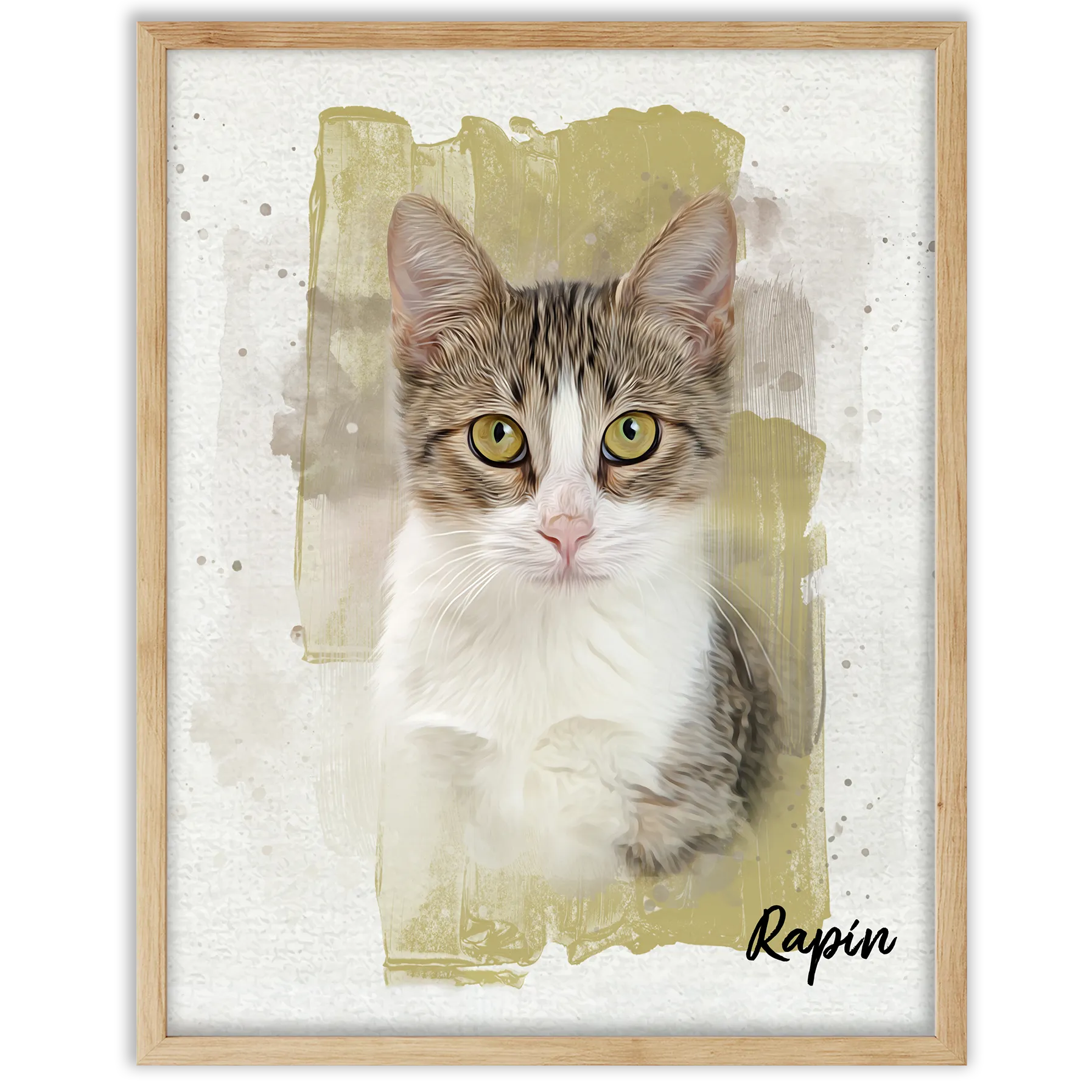 Retrato de mascota Paintbrush